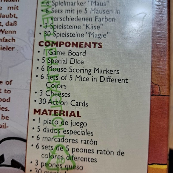 NEW SEALED Family FUN GOUDA!GOUDA! Euro Games Jeux Descartes 2002 - Picture 5 of 5